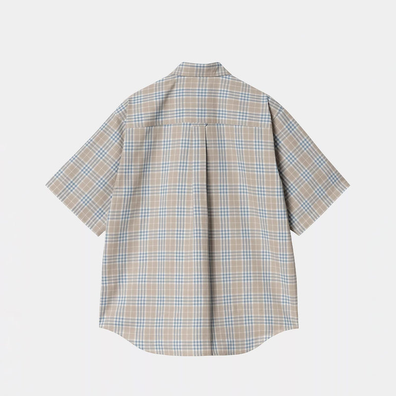 Carhartt WIP S/S NIVEN SHIRT NIVEN CHECK, Wall/Wax