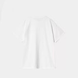 Carhartt WIP S/S SCRIPT EMBROIDERY T-SHIRT, White