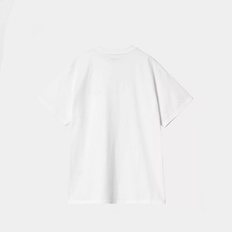 Carhartt WIP S/S SCRIPT EMBROIDERY T-SHIRT, White