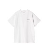 Carhartt WIP S/S SCRIPT EMBROIDERY T-SHIRT, White