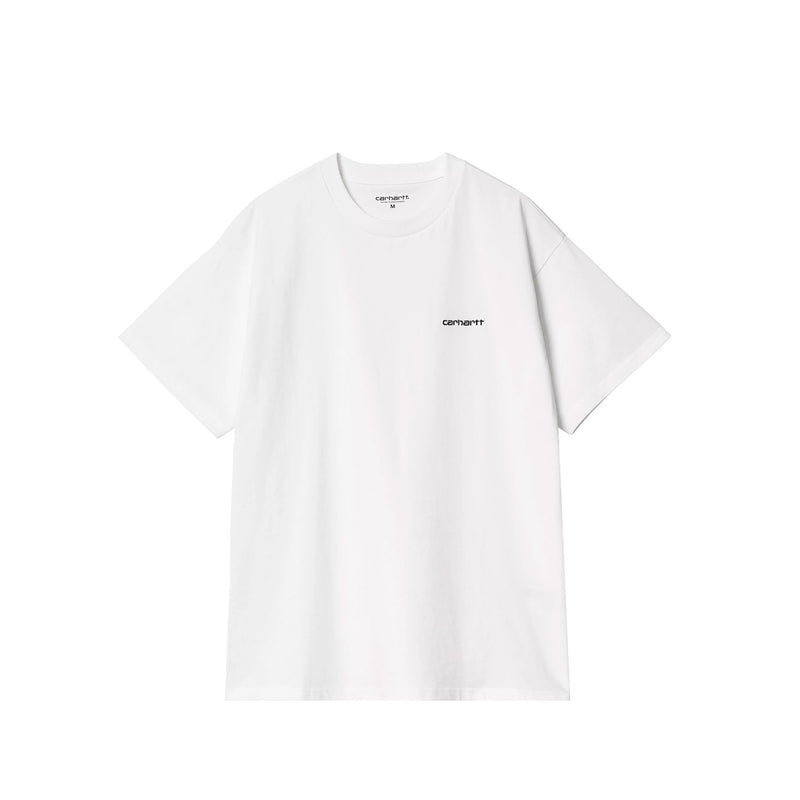 Carhartt WIP S/S SCRIPT EMBROIDERY T-SHIRT, White