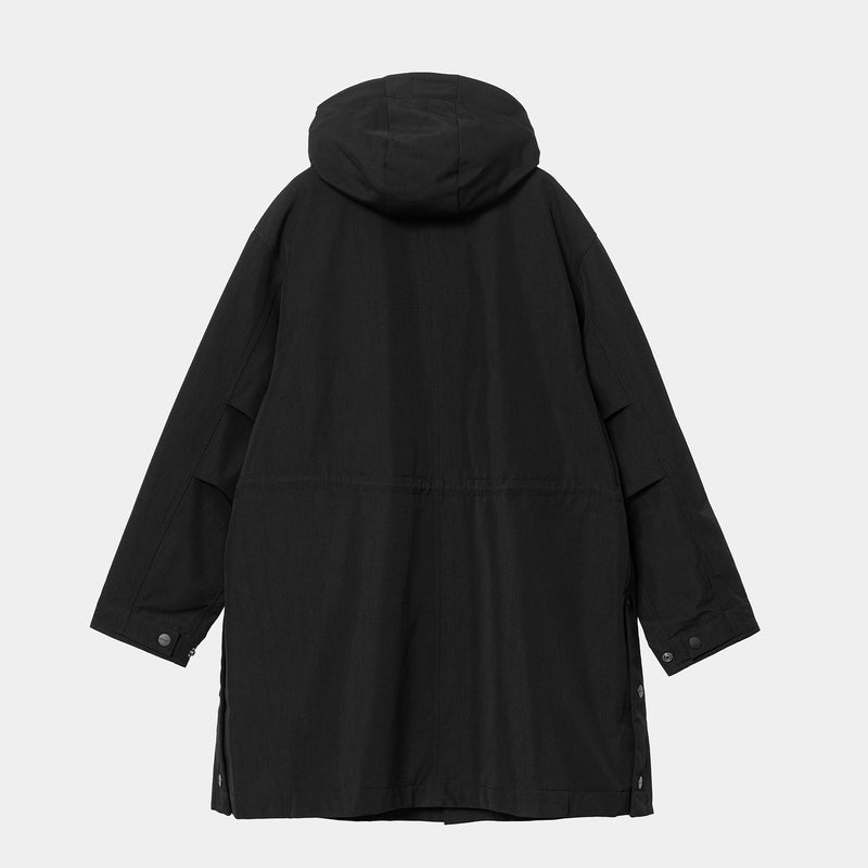 Carhartt WIP W' CLARTON PARKA, Black