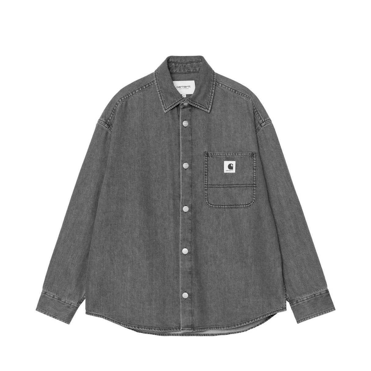 Carhartt WIP W' L/S MARLY SHIRT, Black Bleached