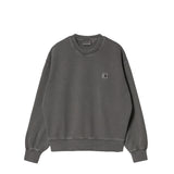 Carhartt WIP W' NELSON SWEATSHIRT, Black (Garment Dyed) - Image 1
