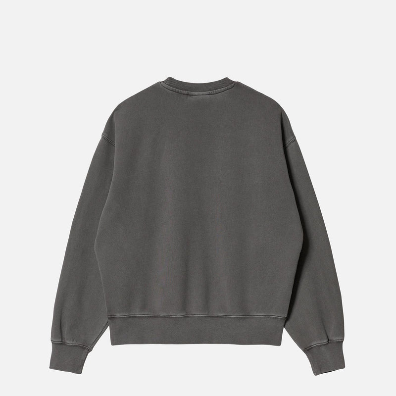 Carhartt WIP W' NELSON SWEATSHIRT, Black (Garment Dyed) - Image 2