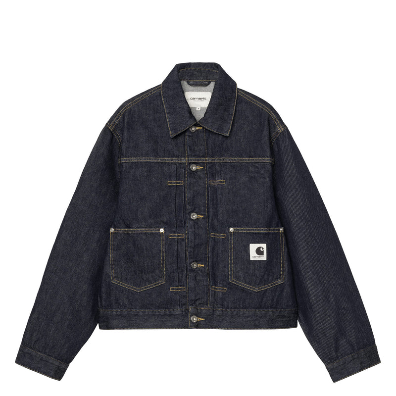Carhartt WIP W' BELMAR JACKET, Blue Rinsed
