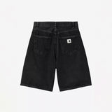 Carhartt WIP W' BRANDON SHORT, Black Stone Washed