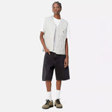 Carhartt WIP W' BRANDON SHORT, Black Stone Washed