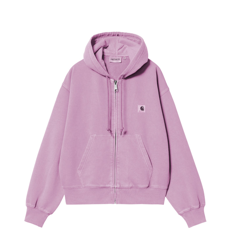 Carhartt WIP W' HOODED NELSON JACKET, Gentle Purple Garment Dyed