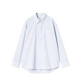 Carhartt WIP W' L/S KEENE SHIRT KEENE STRIPE, White