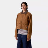 Carhartt WIP W' PRESCOTT JACKET, Hamilton Brown/Tobacco Garment Dyed