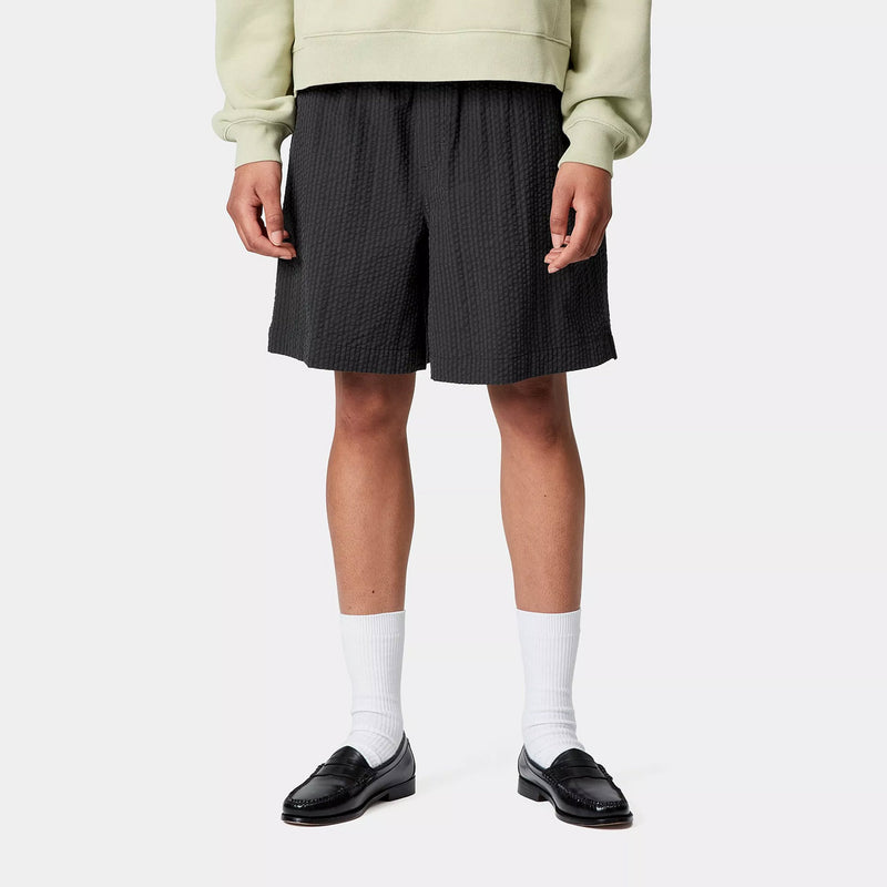 Carhartt WIP W' TOLAND SHORT STRIPE, Black