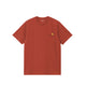 Carhartt WIP S/S AMERICAN SCRIPT T-SHIRT, Oxide Red