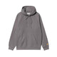 Carhartt WIP HOODED CHASE SWEATSHIRT, Porphyry/Gold