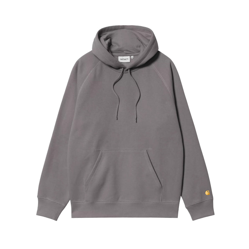 Carhartt WIP HOODED CHASE SWEATSHIRT, Porphyry/Gold