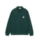 Carhartt WIP POLO SWEATSHIRT, Dark Fir
