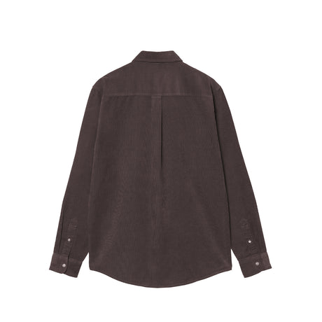 Carhatt WIP L/S MADISON FINE CORD SHIRT, Shale/Wax