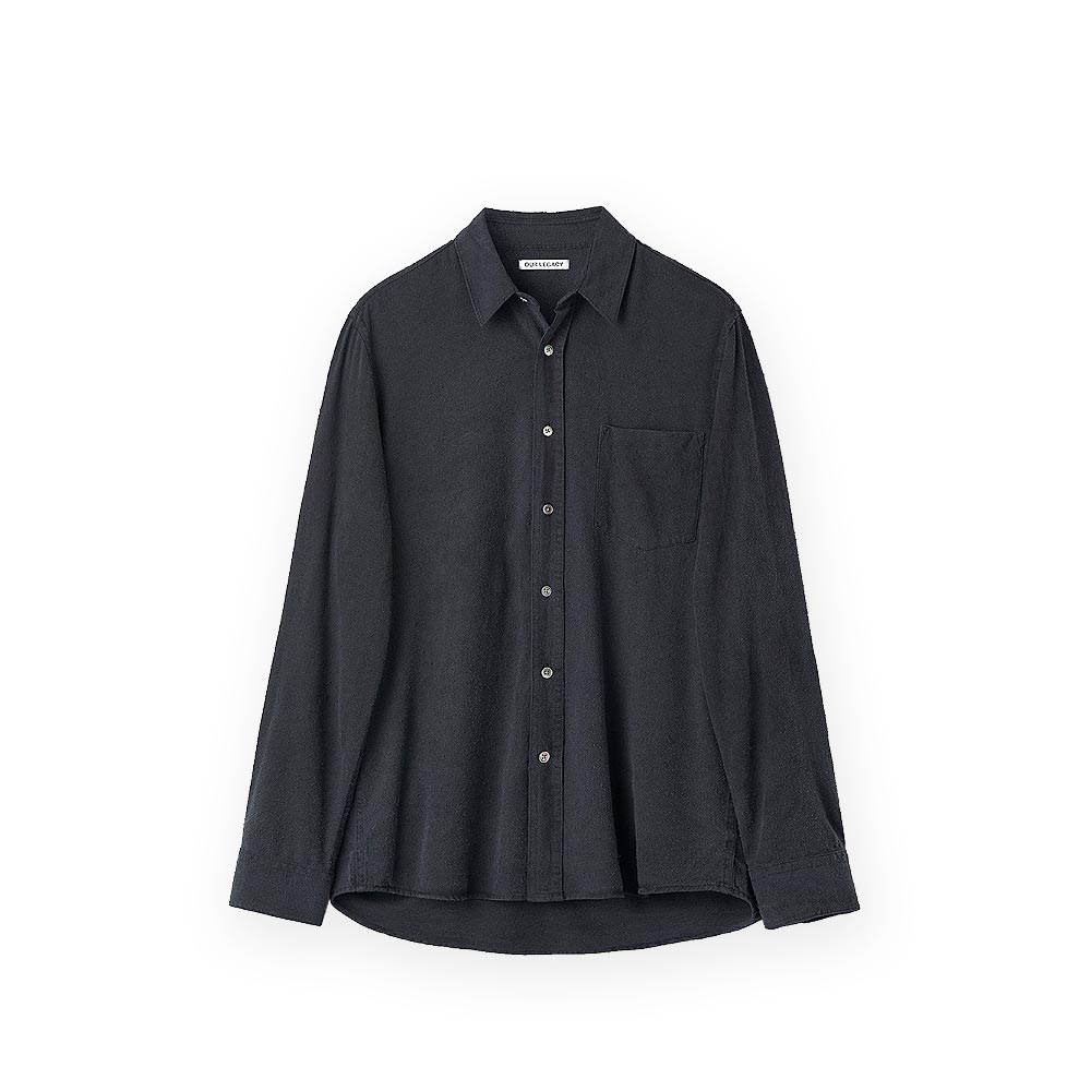 トップス OUR LEGACY CLASSIC SHIRT BLACK SILK 44 Our Legacy CLASSIC SHIRT, Black Silk – Beamhill