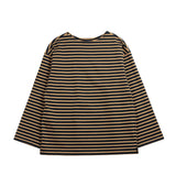 Nicholson & Nicholson COAST L/S T-SHIRT, Navy/Beige