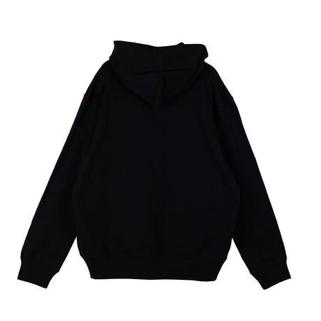 Comme des Garçons PLAY  DOUBLE HEART HOODED SWEATSHIRT ZIP, Black - Image 2