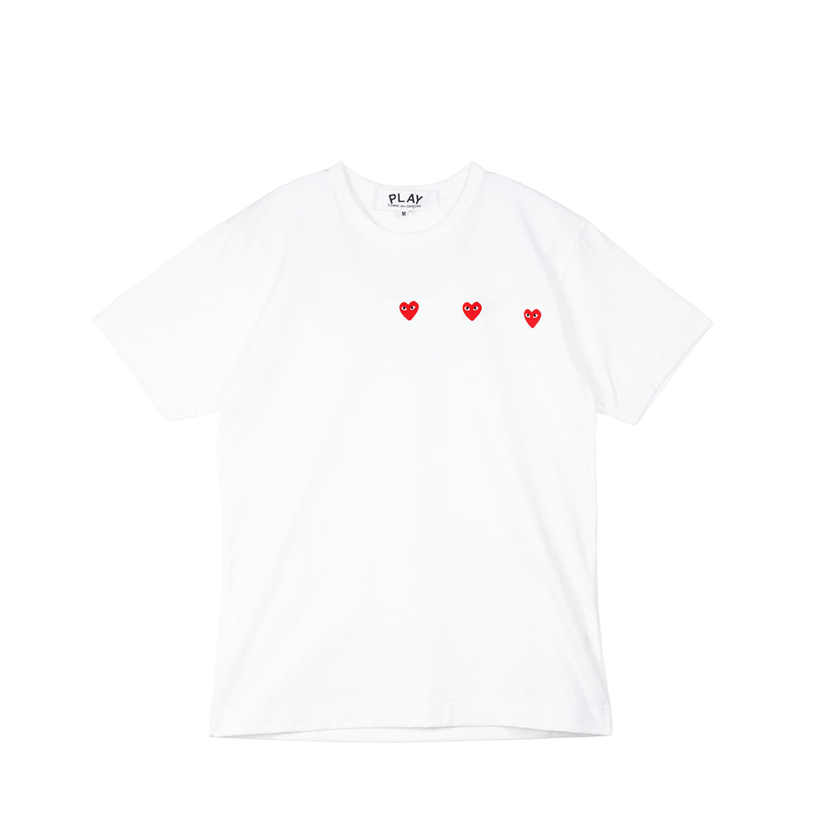 Comme des Garçons PLAY PRINTED HEART T-SHIRT, White