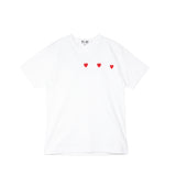 Comme des Garçons PLAY PRINTED HEART T-SHIRT, White