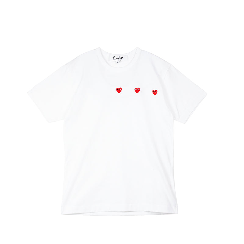 Comme des Garçons PLAY PRINTED HEART T-SHIRT, White