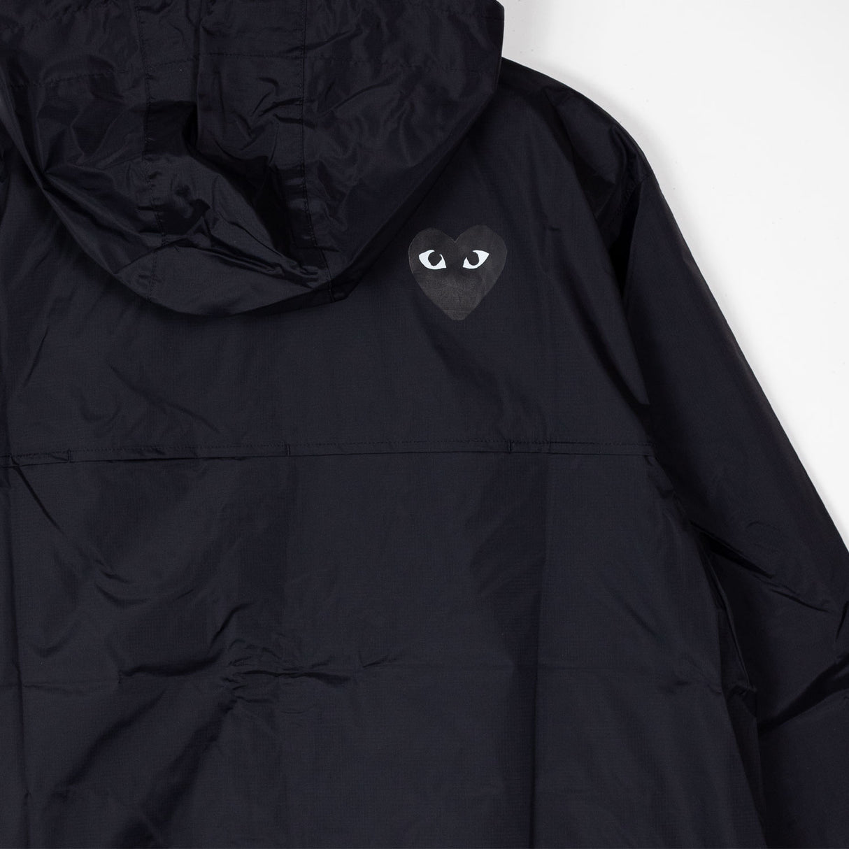 Comme des Garçons PLAY X K-WAY ZIP JACKET, Black