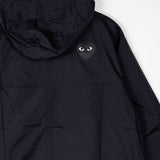 Comme des Garçons PLAY X K-WAY ZIP JACKET, Black