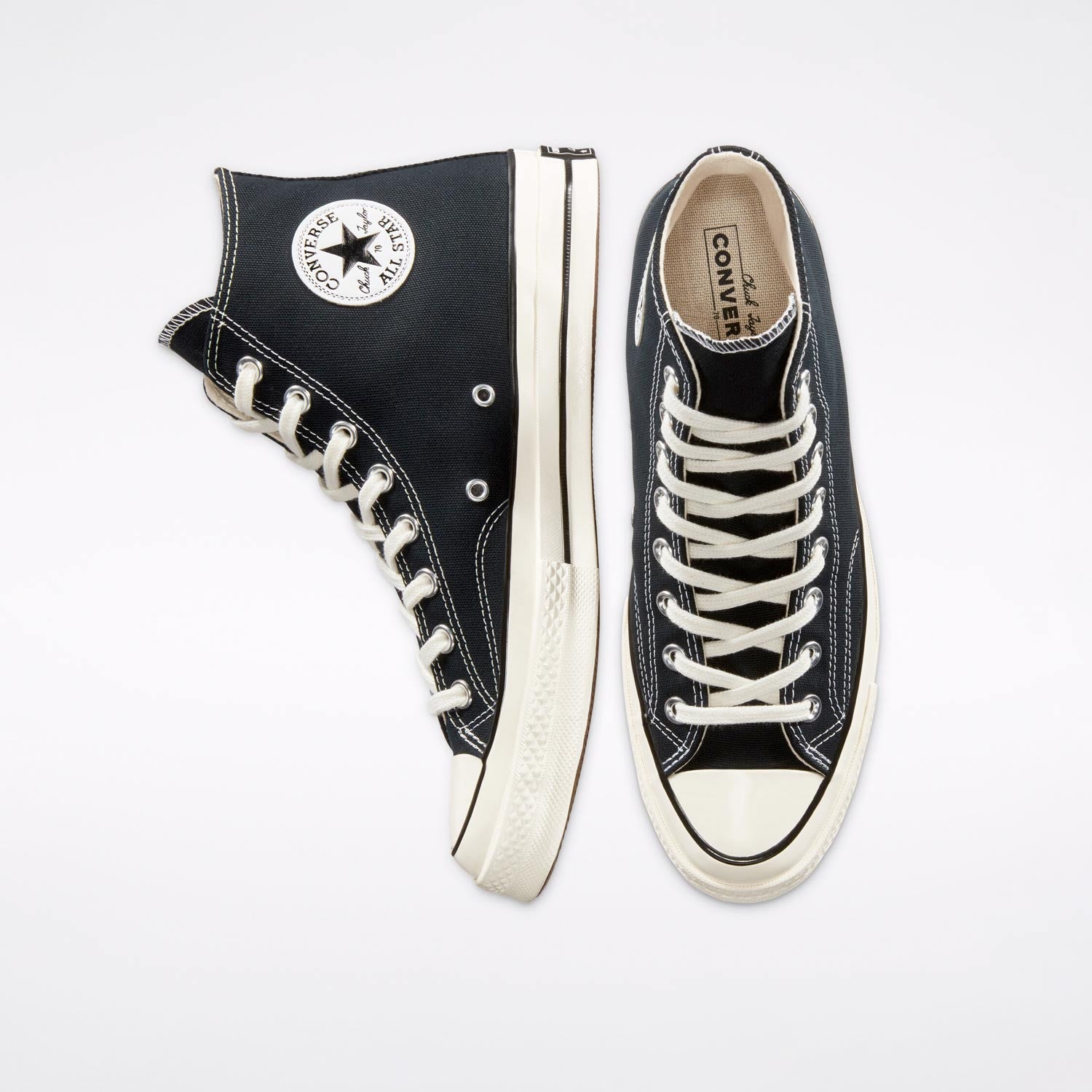 Converse CHUCK 70 HI, Black/Egret – Beamhill
