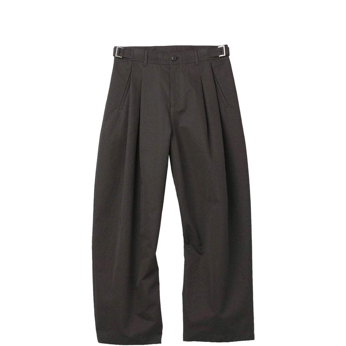 Coor CINCHED SIDE HEAVY CHINO PANTS, Charcoal