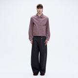Coor CINCHED SIDE HEAVY CHINO PANTS, Charcoal