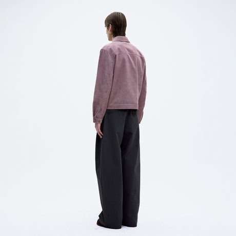 Coor CINCHED SIDE HEAVY CHINO PANTS, Charcoal