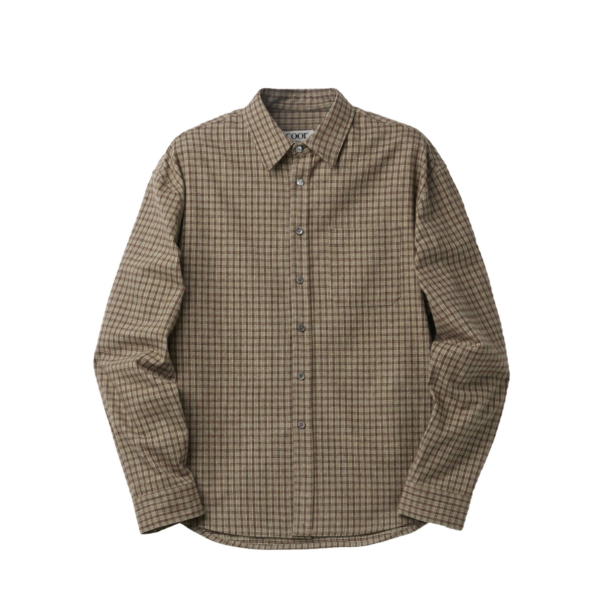 Coor GUN CLUB CHECK SHIRT, Sand Green
