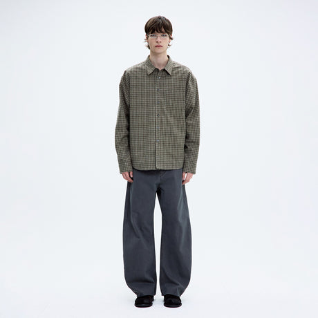 Coor GUN CLUB CHECK SHIRT, Sand Green
