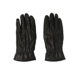 Coor VEGETABLE PLEATED WASHED GLOVES, Black