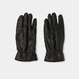 Coor VEGETABLE PLEATED WASHED GLOVES, Black