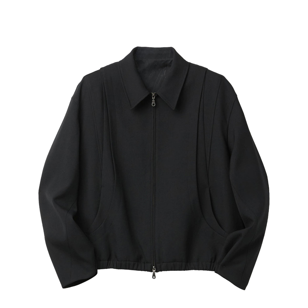 Coor WOOL BLOUSON JUMPER, Black