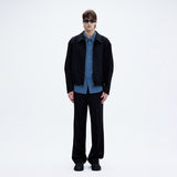 Coor WOOL BLOUSON JUMPER, Black