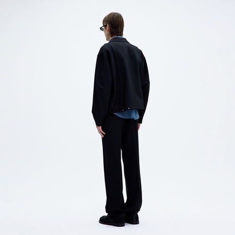 Coor WOOL BLOUSON JUMPER, Black