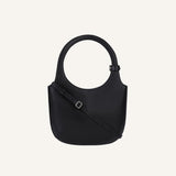 courrèges HOLY LEATHER BAG, Black