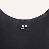 courrèges HOLY LEATHER BAG, Black