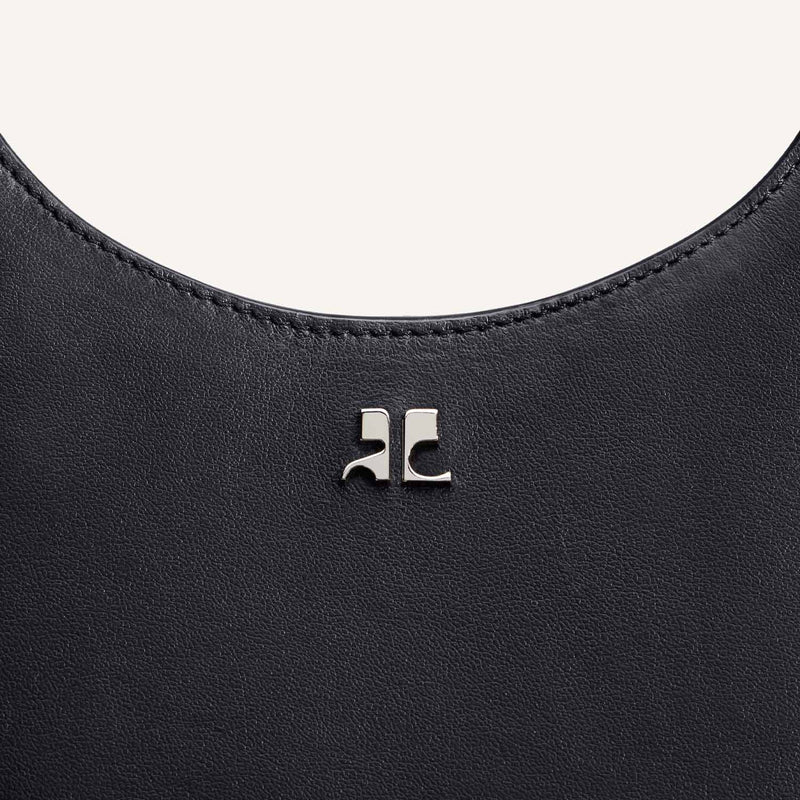 courrèges HOLY LEATHER BAG, Black