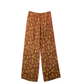 Dries Van Noten ELASTICATED JACQUARD PANTS, Rust