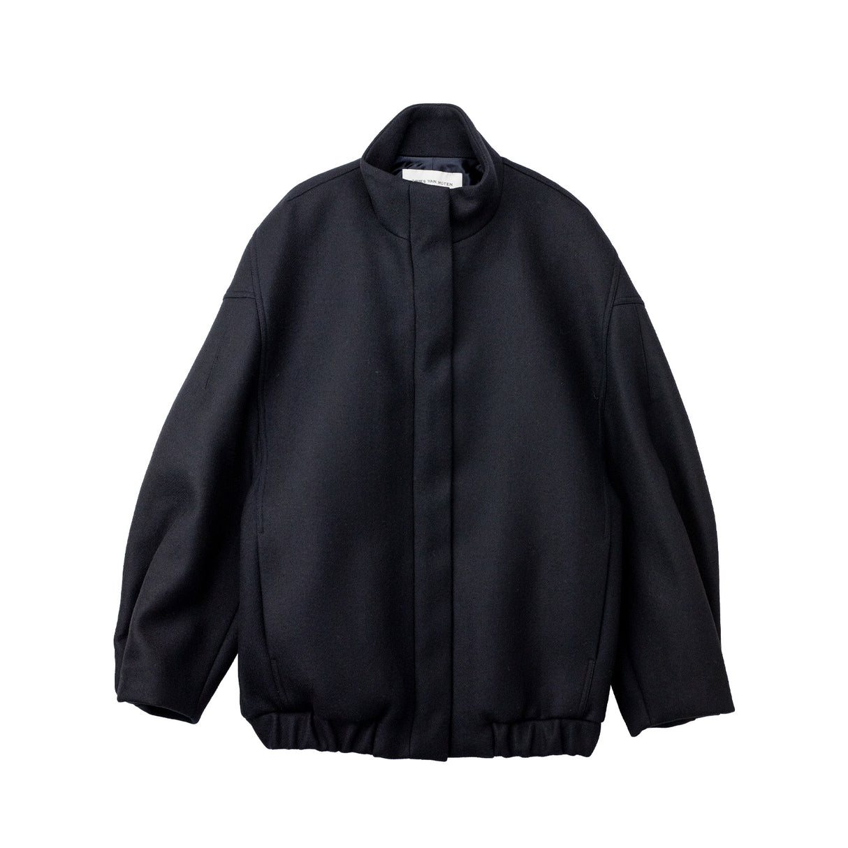 Dries Van Noten TWILL WOOL JACKET, Black