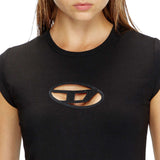 Diesel D-ANGIEL SHORT DRESS, Black