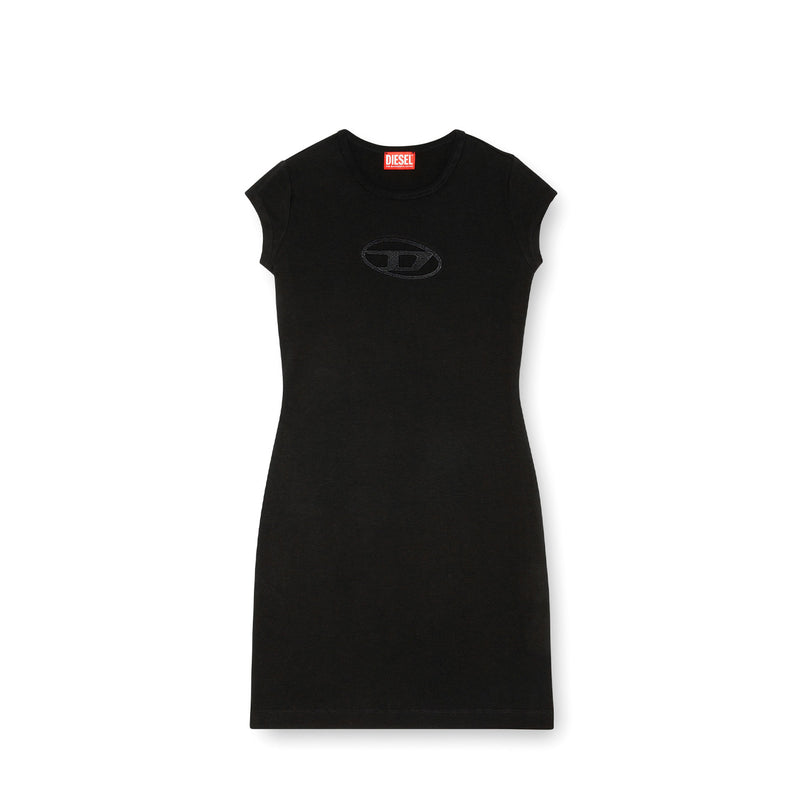 Diesel D-ANGIEL SHORT DRESS, Black
