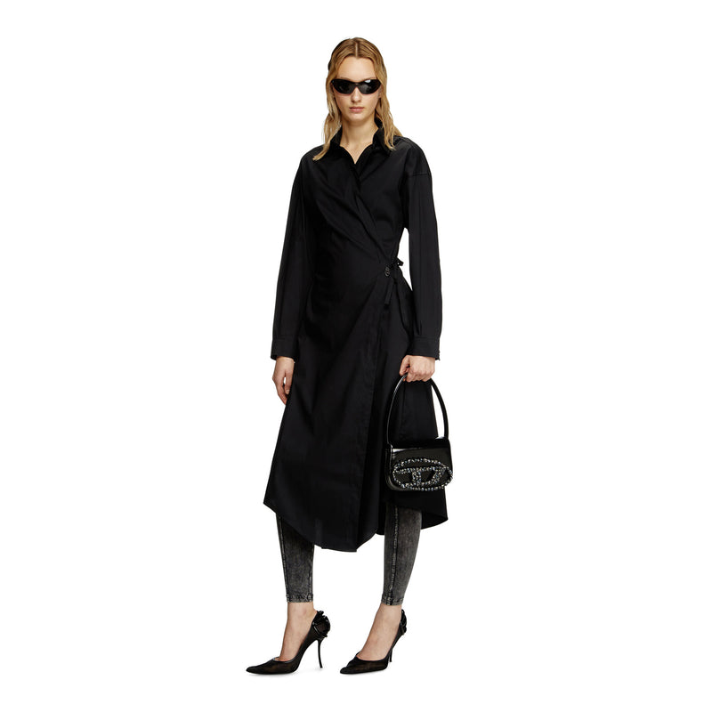 Diesel D-ELPHI-LONG DRESS, Black