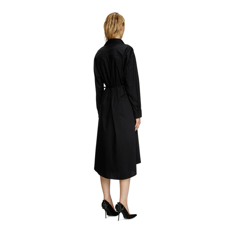 Diesel D-ELPHI-LONG DRESS, Black