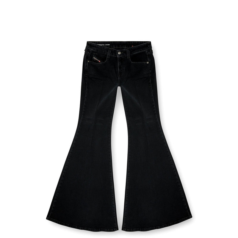 Diesel FLARE JEANS1970 D-BLEESS, Black